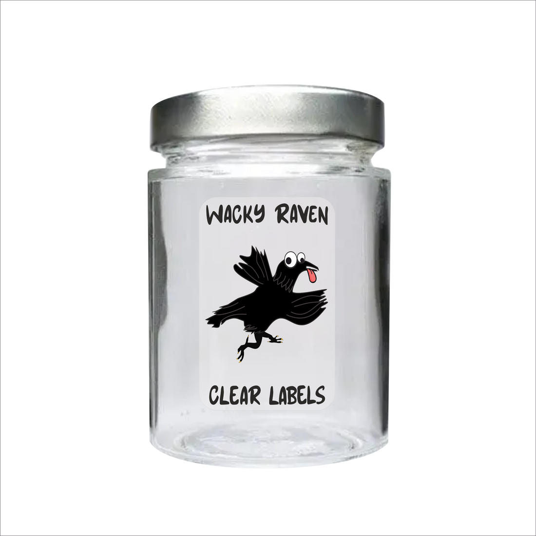 Clear Rounded Rectangle Sheet Labels – Wacky Raven