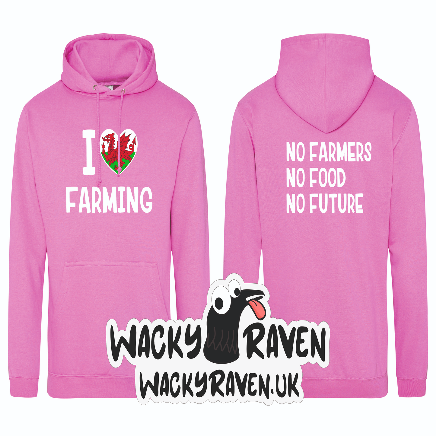 I Heart Welsh Farming Hoodie