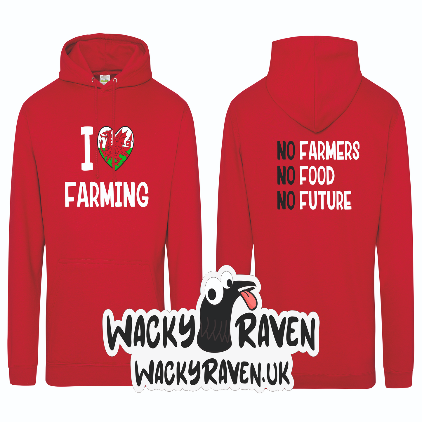 I Heart Welsh Farming Hoodie